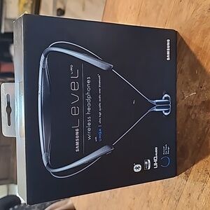 Samsung Level U Pro with UHQA (Black) Wireless Headphones. Brand new. Unopened.